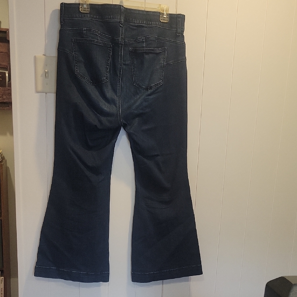 Torrid Blue Wide Leg Flare Jeans 14xs - Picture 4 of 4